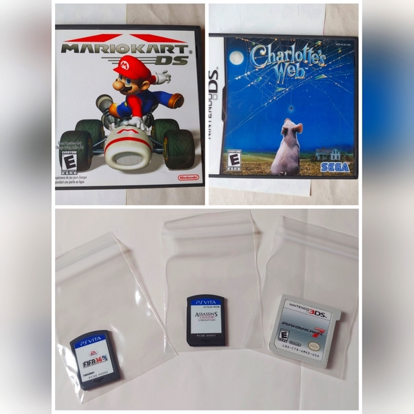 BUNDLE 5 Games (one 3DS game, 2 PsVita games, 2 Nintendo DS games) - Picture 1 of 9